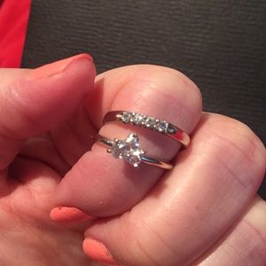 Beautiful Heart Shaped Diamond wedding set💥💍💎💥